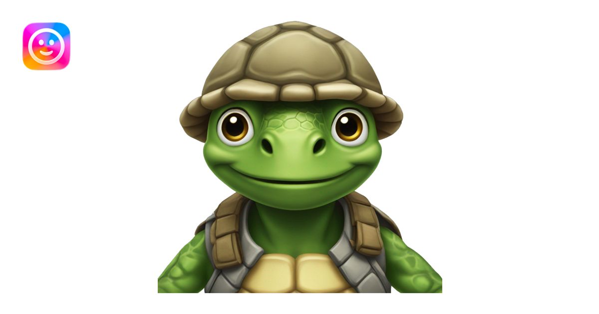The Turtle of Ti emoji | AI Emoji Generator