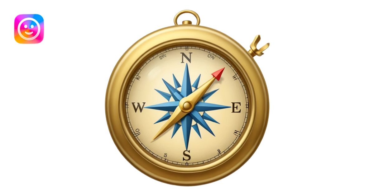 compass emoji | AI Emoji Generator
