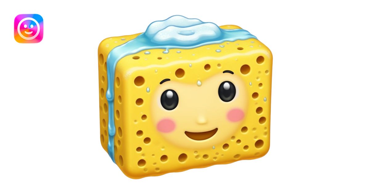 sponge with soap emoji | AI Emoji Generator