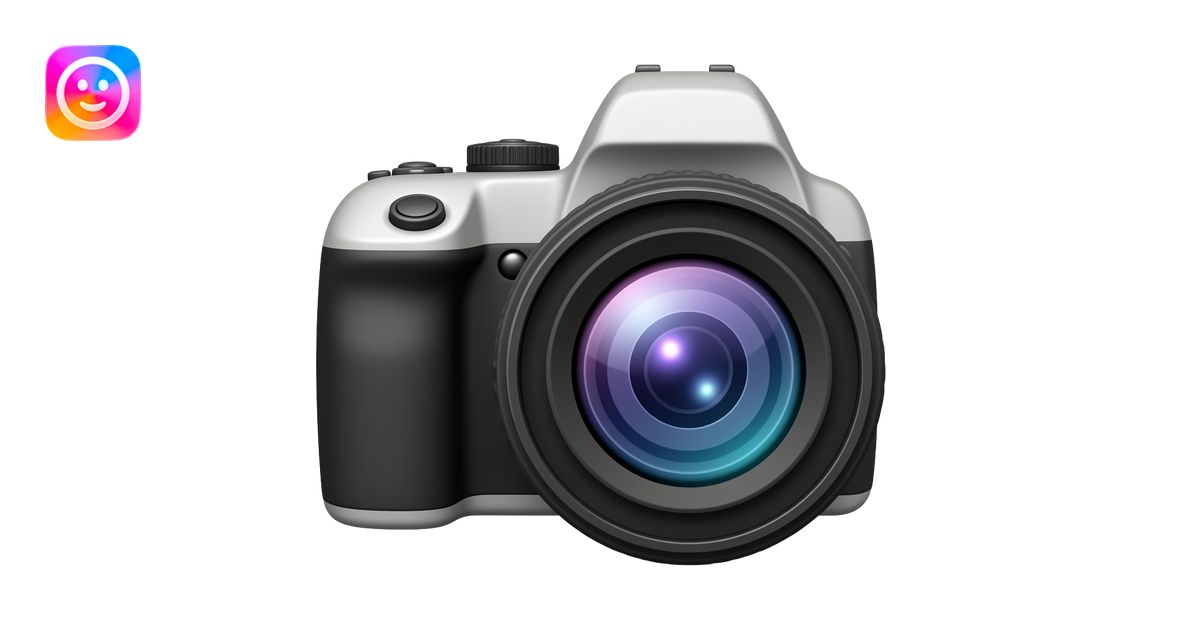 Camera emoji | AI Emoji Generator