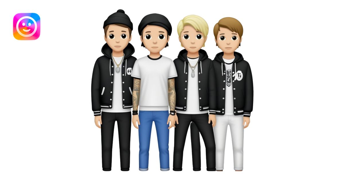 The Band The neighbourhood emoji | AI Emoji Generator