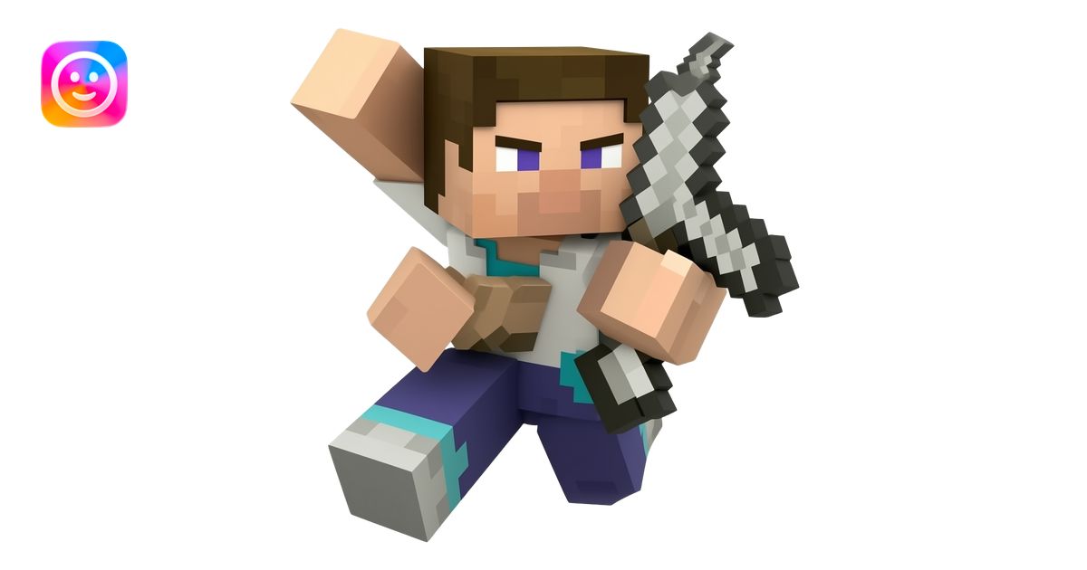 Una Película de Minecraft emoji | AI Emoji Generator