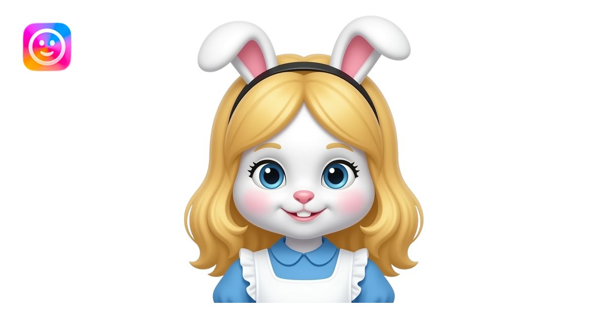 Make the White Rabbit character from the movie Alice in wonderland but ...