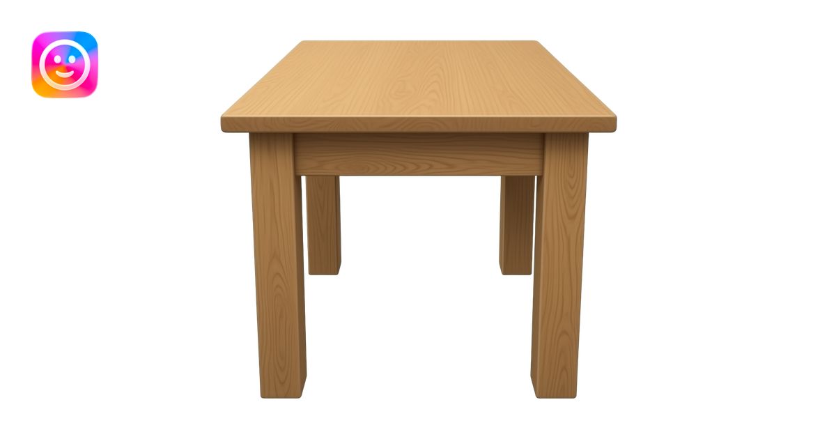 table emoji | AI Emoji Generator