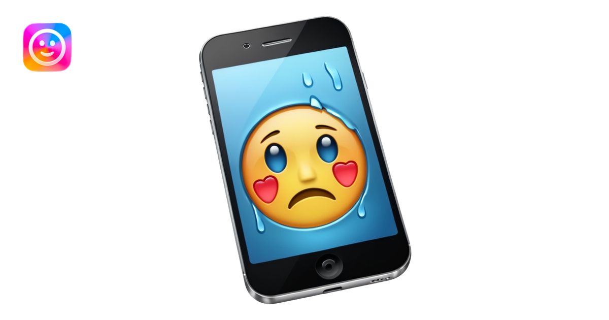 iPhone crying emoji | AI Emoji Generator