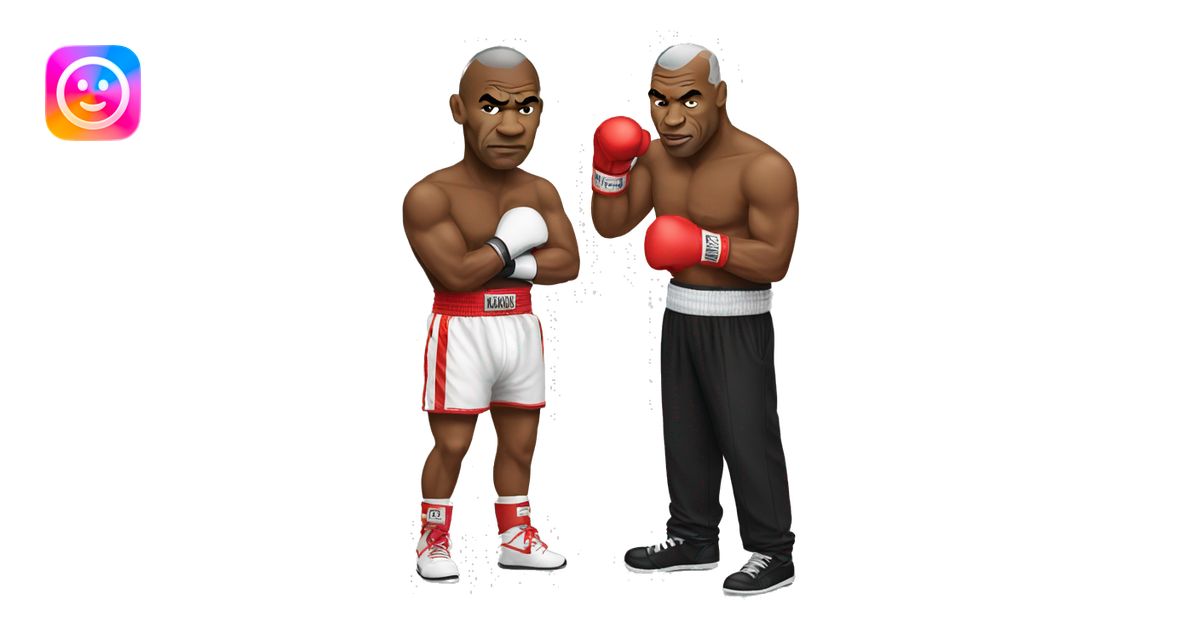 Mike Tyson boxing emoji | AI Emoji Generator
