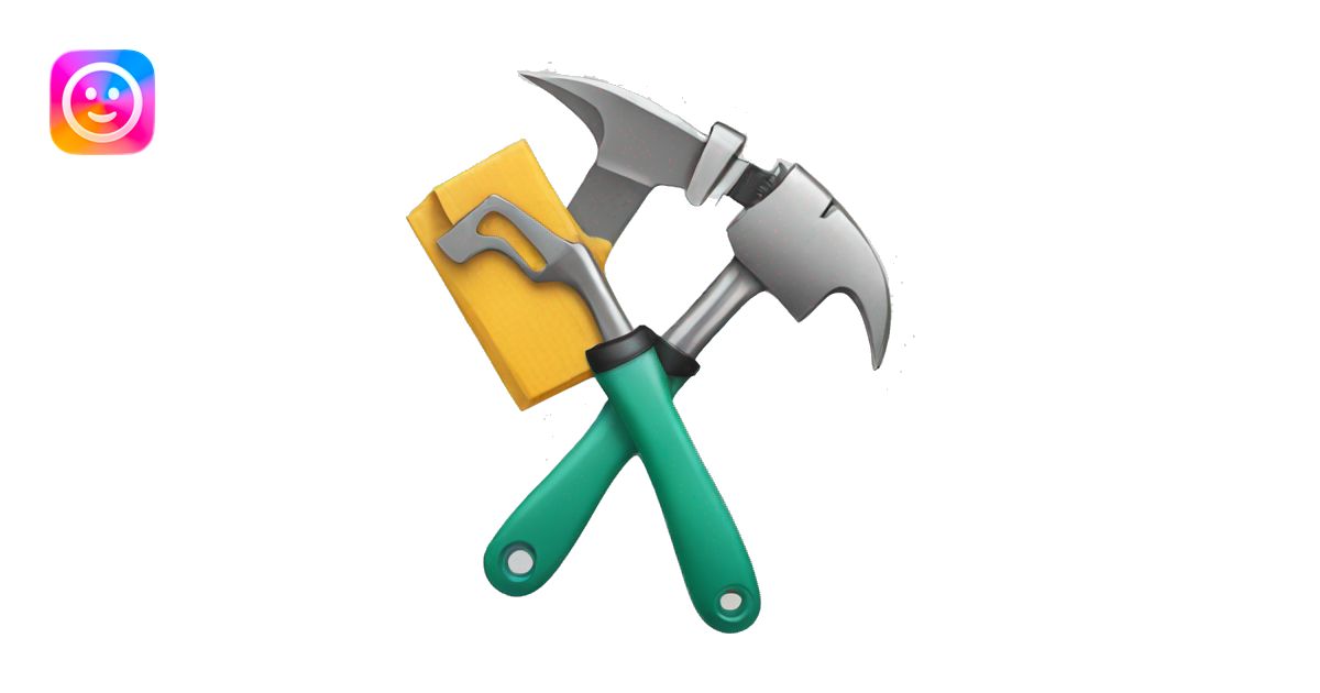 hand with tools emoji | AI Emoji Generator