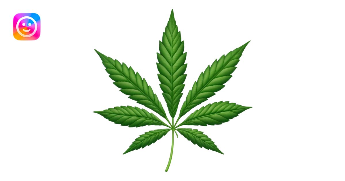 create a Weed Leaf emoji | AI Emoji Generator