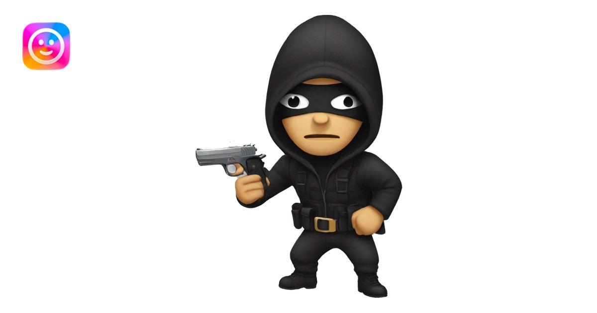 Robber emoji | AI Emoji Generator