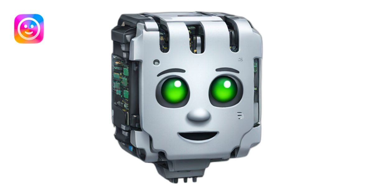 ai computer android person chip emoji | AI Emoji Generator