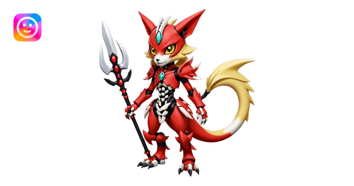 Anthro Digitigrade Cool Badass Skeletal Meloetta-Wargreymon-Renamon ...