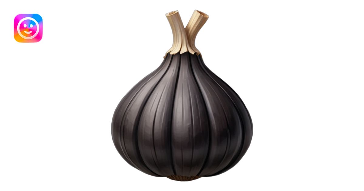 black garlic emoji | AI Emoji Generator