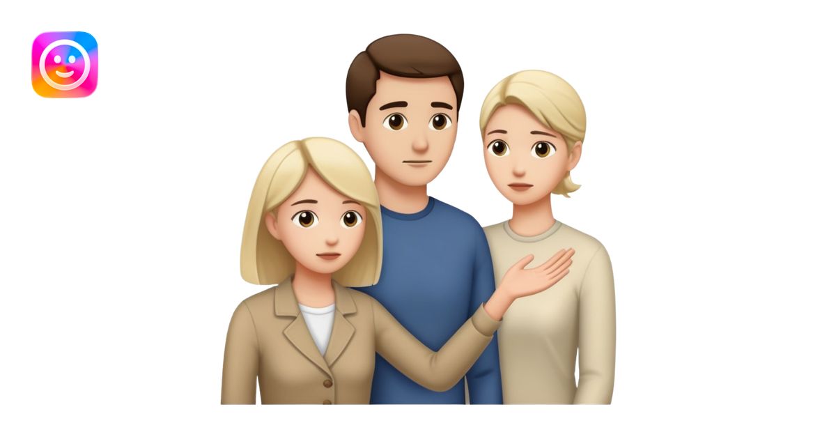 couple with man showing avoidant attachment style (turning away ...