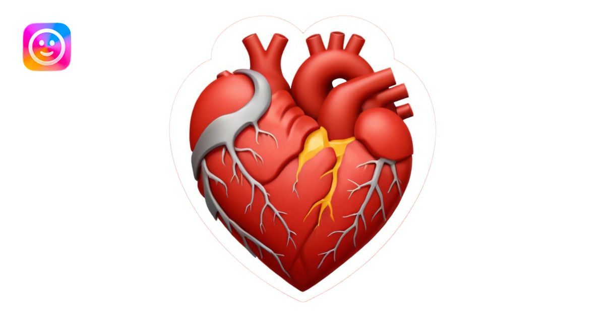 red beating heart emoji | AI Emoji Generator