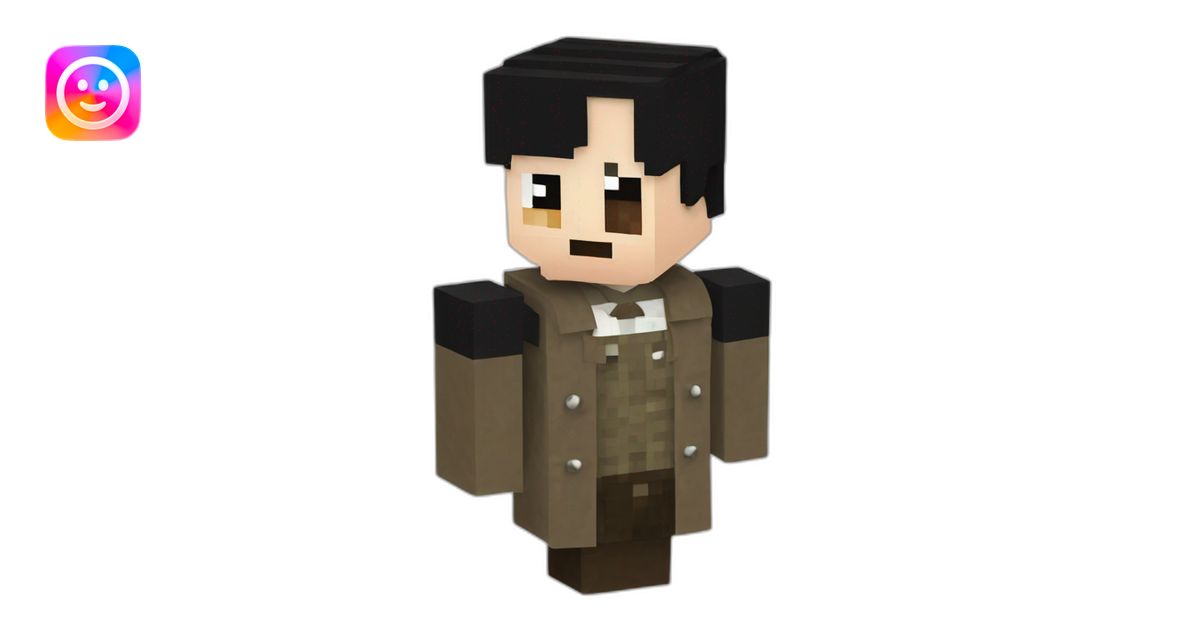 Adolf Hitler in Minecraft nice emoji | AI Emoji Generator