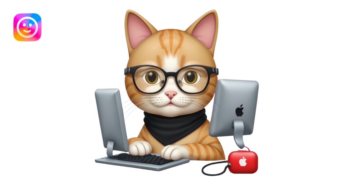cat hacker emoji | AI Emoji Generator