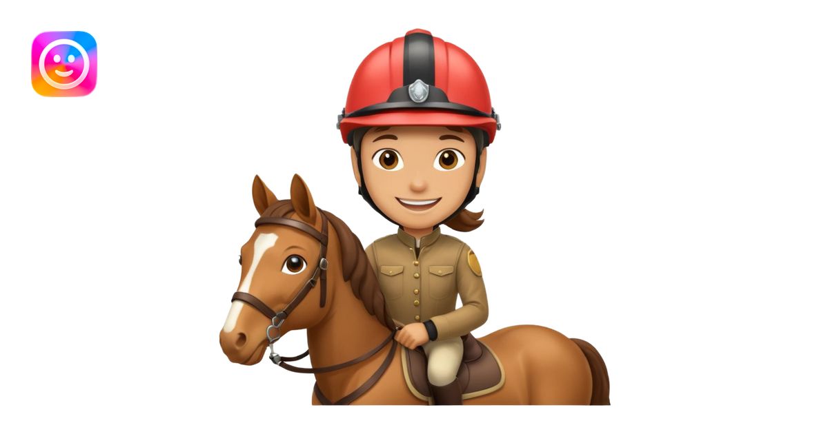 horse rider emoji | AI Emoji Generator
