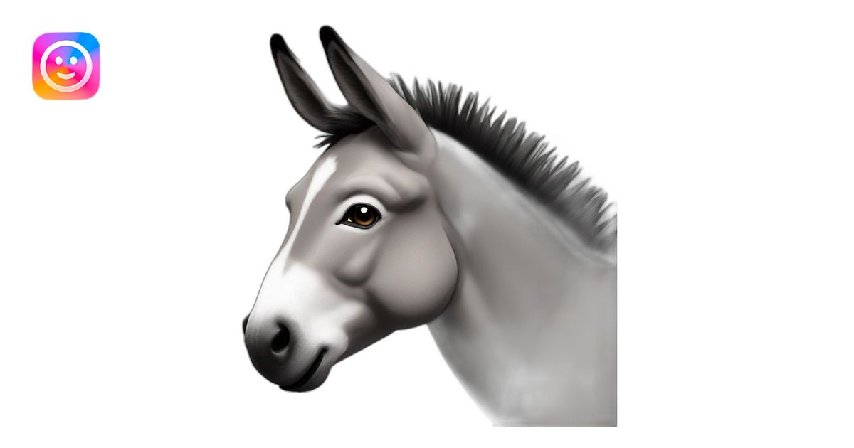 Donkey lips emoji | AI Emoji Generator