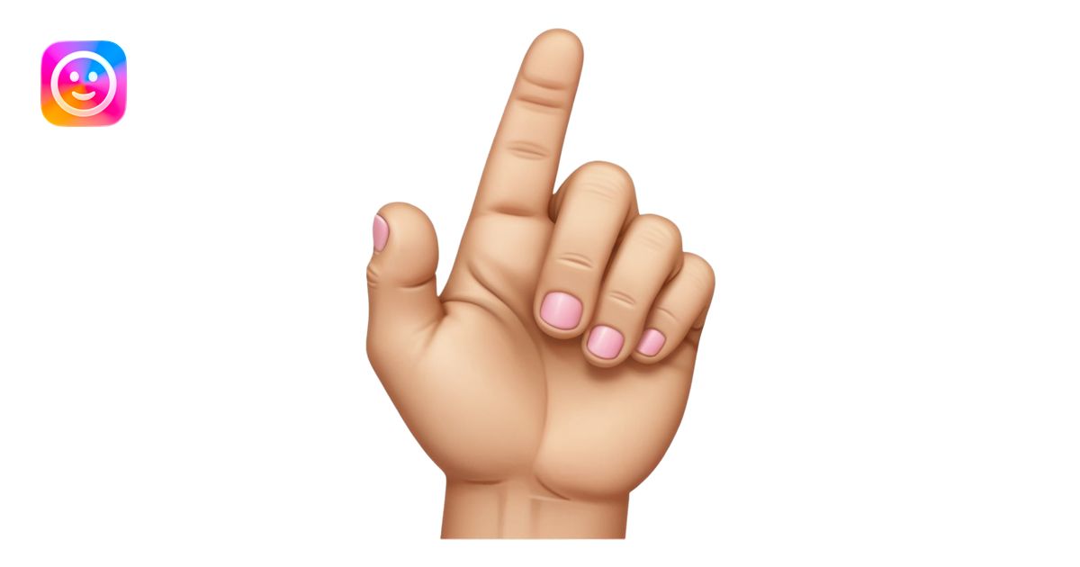 pinky finger sticking out of fist emoji | AI Emoji Generator