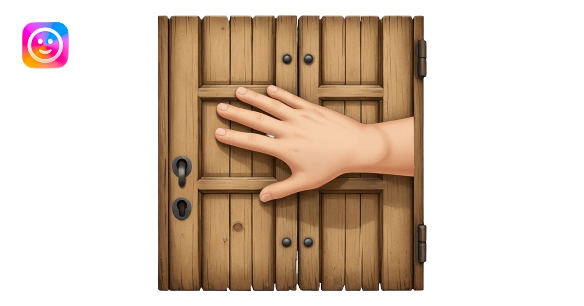 hand knock the door emoji | AI Emoji Generator