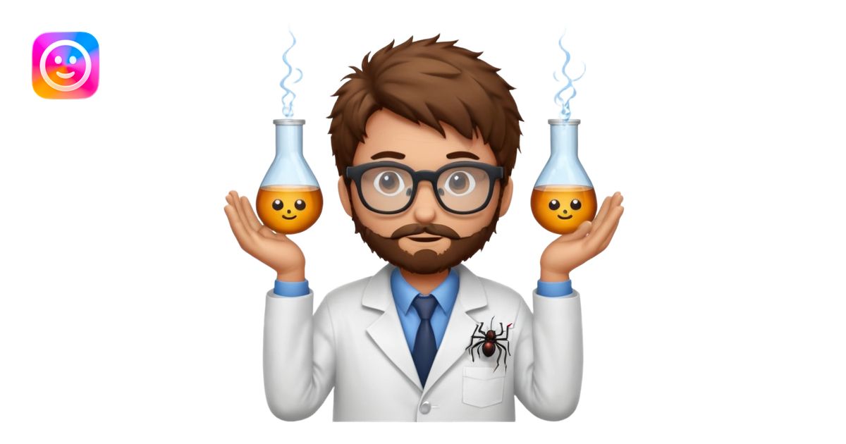spider in a lab coat emoji | AI Emoji Generator