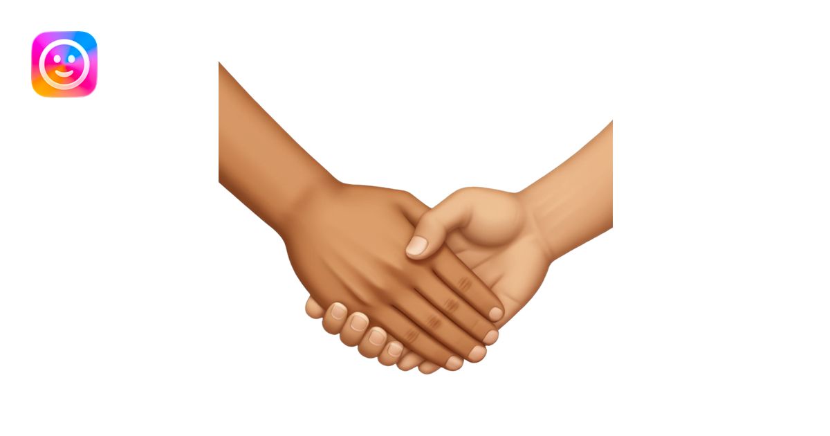 handshake, only hands emoji | AI Emoji Generator