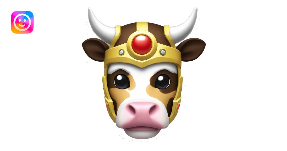 super king cow main ninja power ranger emoji | AI Emoji Generator
