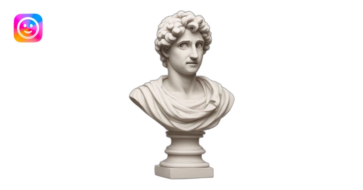 italian statue with question marks emoji | AI Emoji Generator