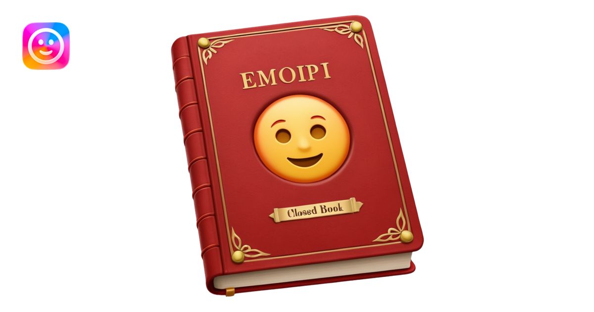 closed book red emoji | AI Emoji Generator