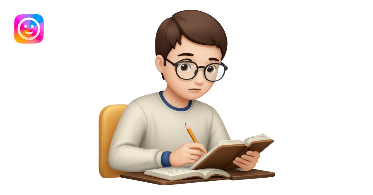 Study time emoji | AI Emoji Generator