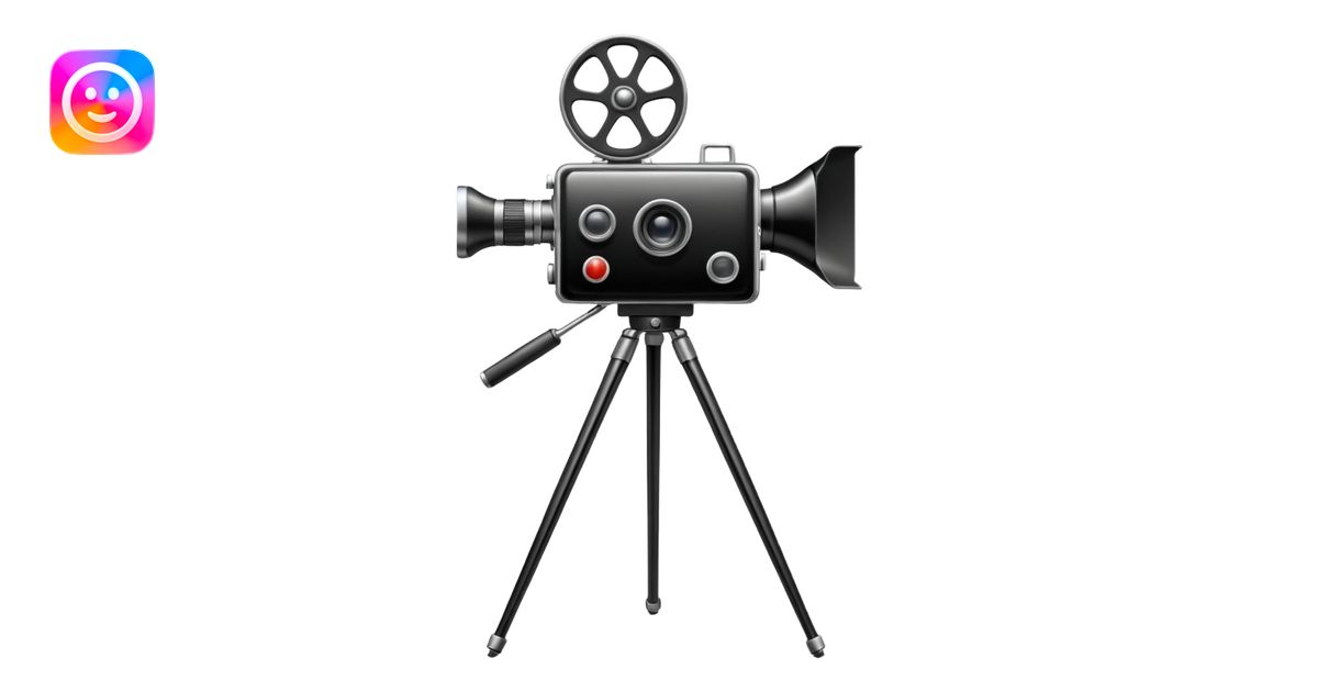 movie camera setup emoji | AI Emoji Generator