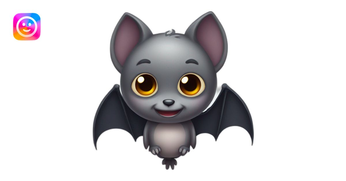 cute halloween bat emoji | AI Emoji Generator