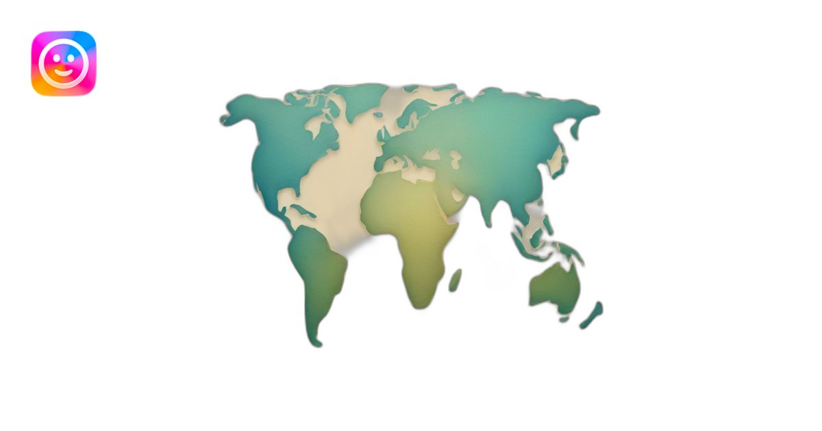 World map emoji | AI Emoji Generator
