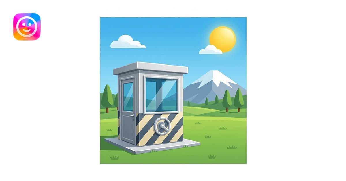 security booth emoji | AI Emoji Generator