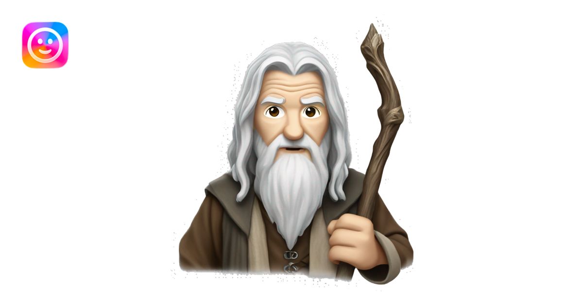 the lord of the rings gandolf emoji | AI Emoji Generator