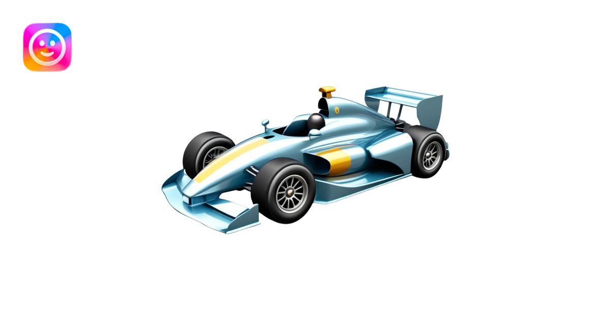 racing car with motion lines emoji | AI Emoji Generator