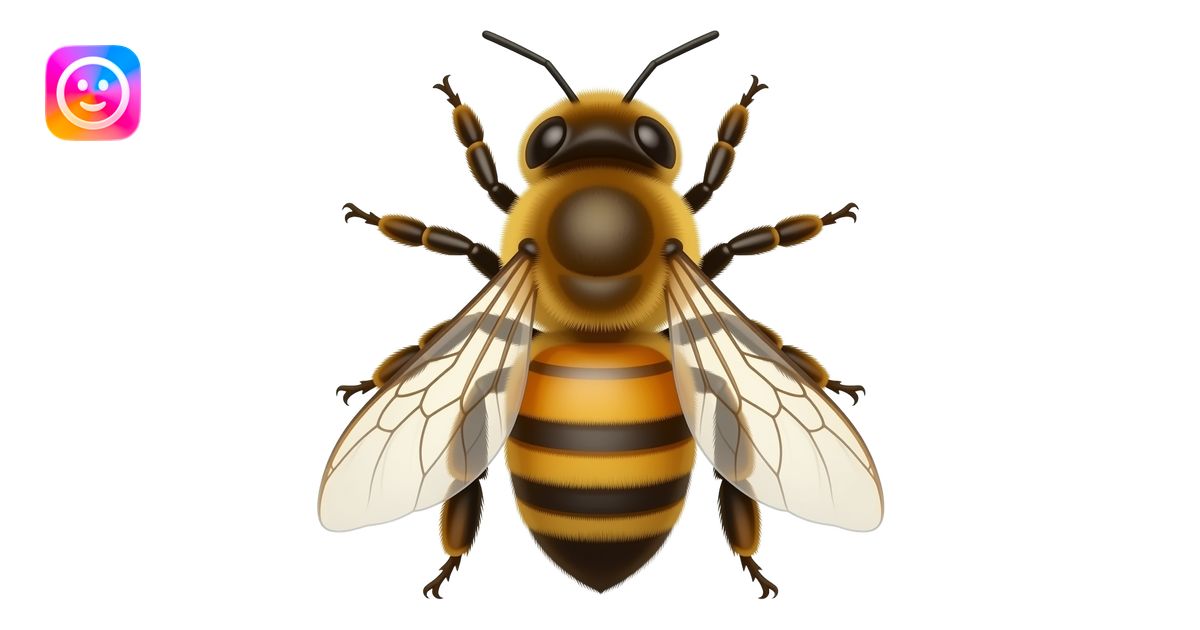 Bee emoji | AI Emoji Generator
