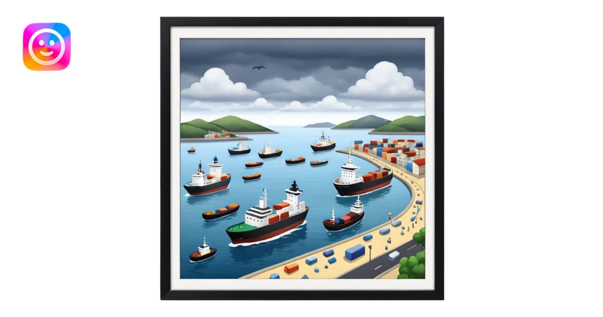 Sea Port emoji | AI Emoji Generator