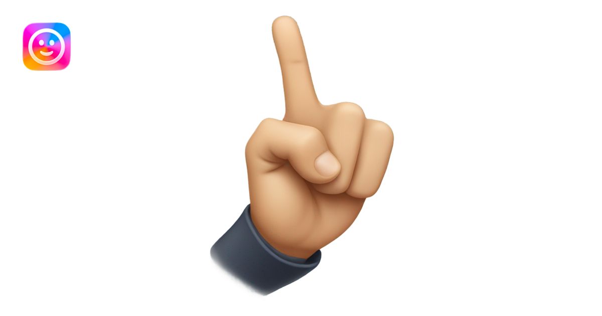Emoji with middle finger emoji | AI Emoji Generator