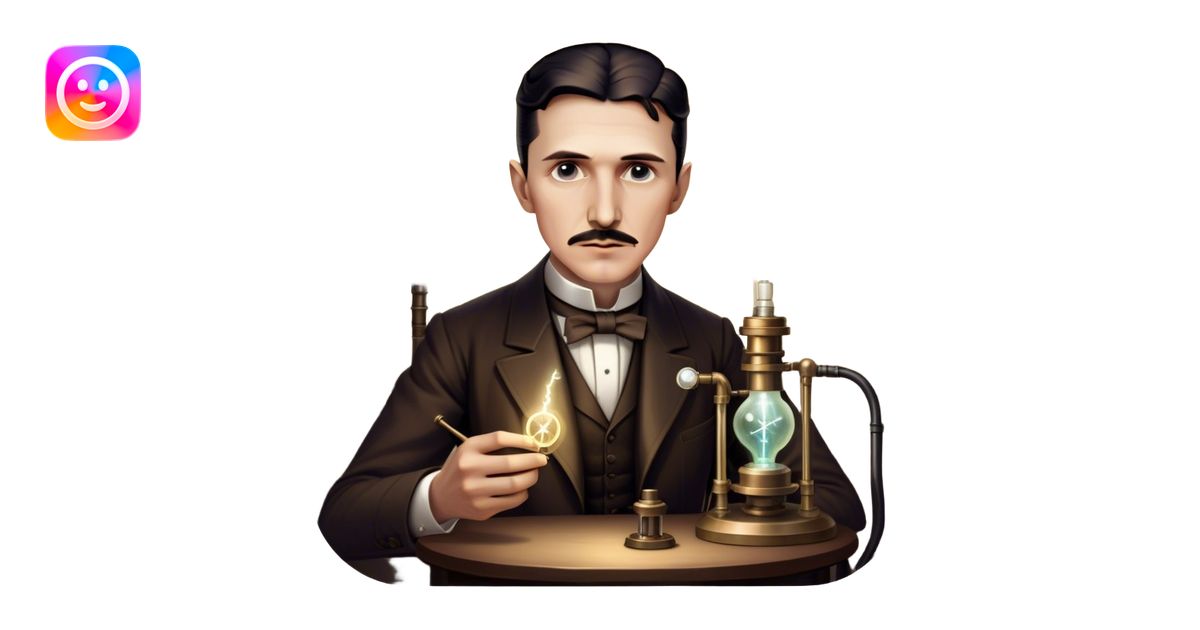 Nikola Tesla – Cinematic Realistic Portrait of Nikola Tesla, depicted ...