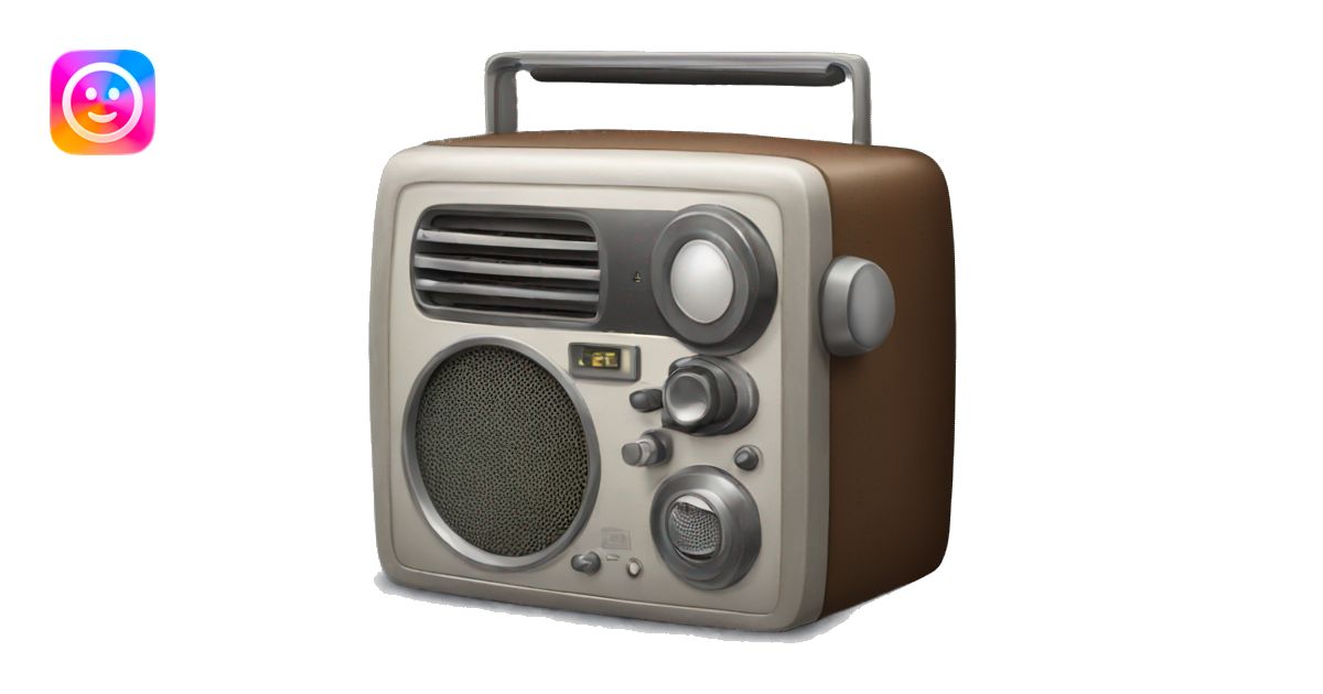 radio emoji | AI Emoji Generator