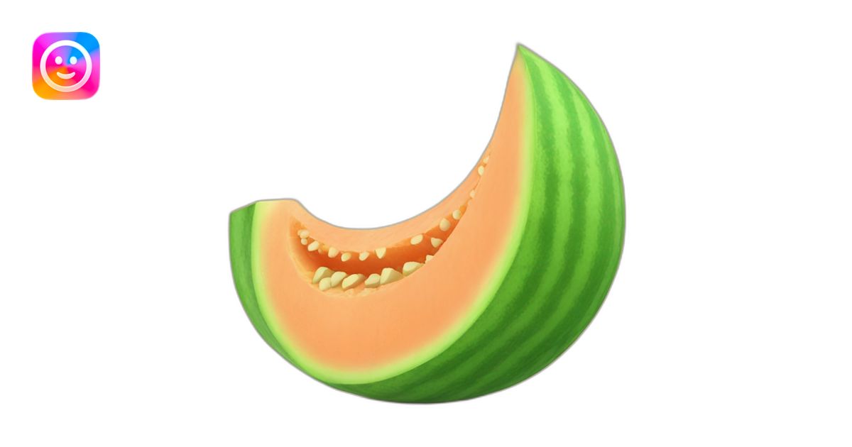 Melon emoji | AI Emoji Generator
