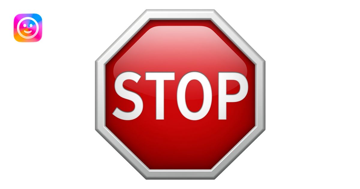 stop emoji | AI Emoji Generator