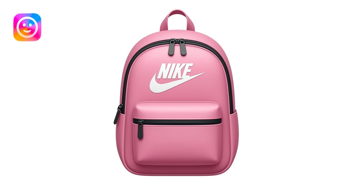 Mini PINK NIKE ELITE BACKPACK EMOJI emoji | AI Emoji Generator
