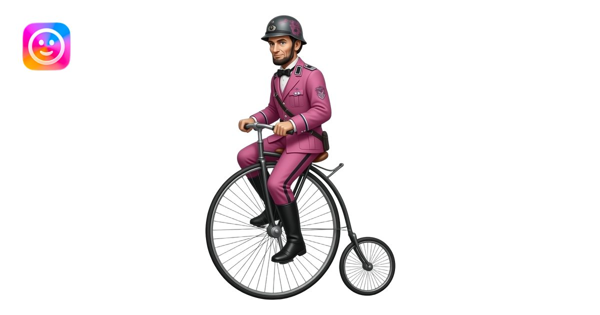 steampunk - Abraham Lincoln in a pink German World War II uniform with ...