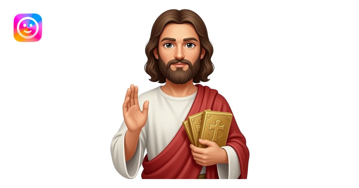 Moses and the Ten Commandments emoji | AI Emoji Generator