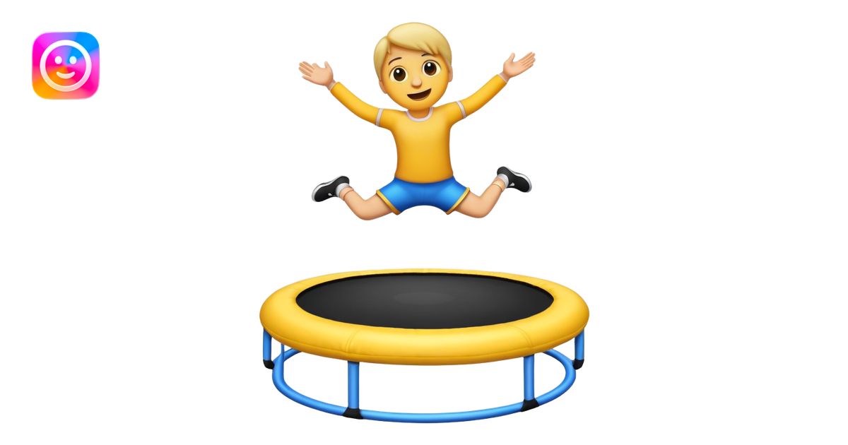 A emoji trampoline please emoji | AI Emoji Generator