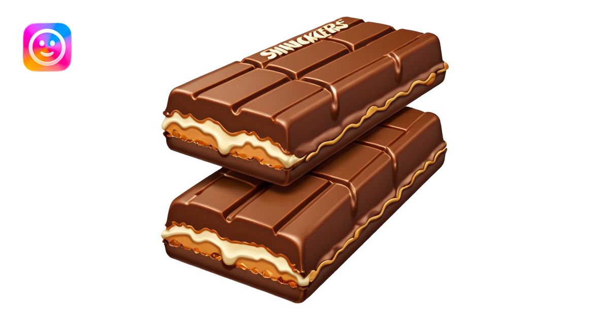 Snickers candy emoji | AI Emoji Generator