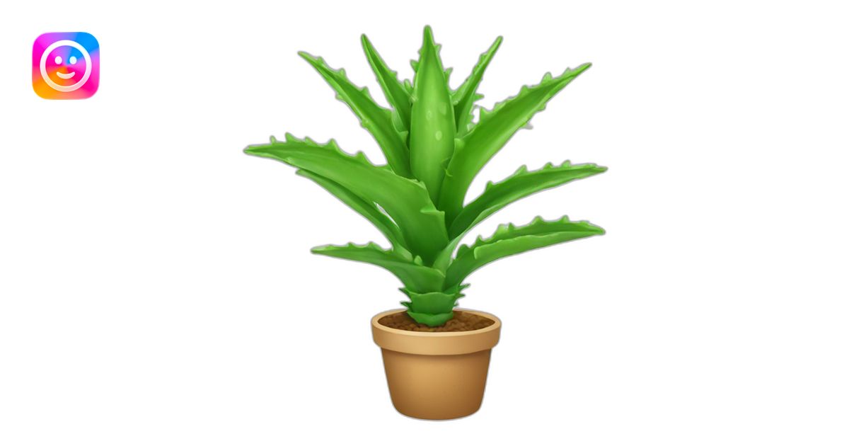 an aloe vera plant emoji | AI Emoji Generator