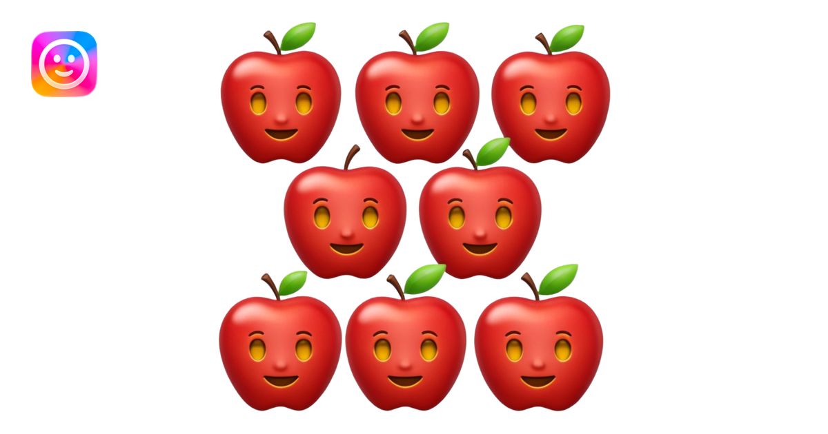 Convert the uploaded image into a 3D Apple-style emoji, keeping shapes ...